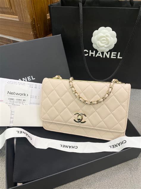 chanel cc trendy small|Chanel trendy wallet on chain.